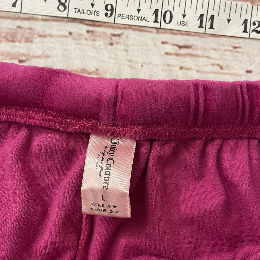 Juicy Couture Sleepwear Color Red Corvette Set Size Large Women's - Picture 12 of 12